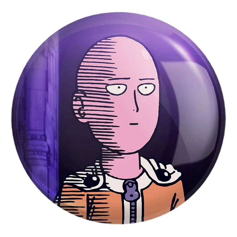 پیکسل خندالو طرح سایتاما انیمه مرد تک مشتی One Punch Man کد 11343 مدل بزرگ