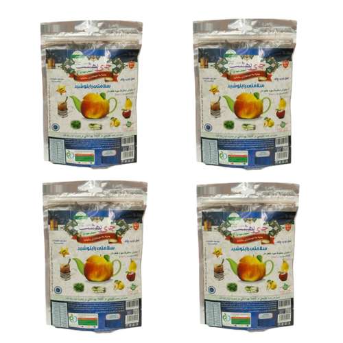 دمنوش میوه ای با طعم لیمو گراس چای بهشت- 200 گرم مجموعه 4 عددی