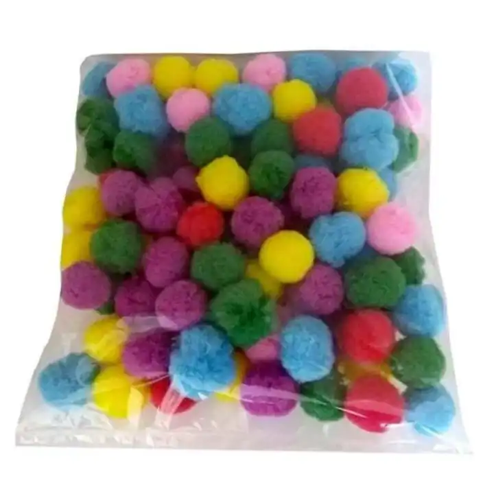 ملزومات عروسک سازی مدل توپک سوگل بسته 100 عددی