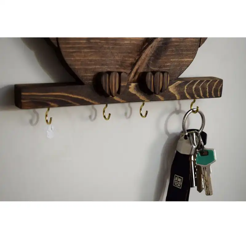 جاکلیدی مدل دیواری طرح جغد کد 003