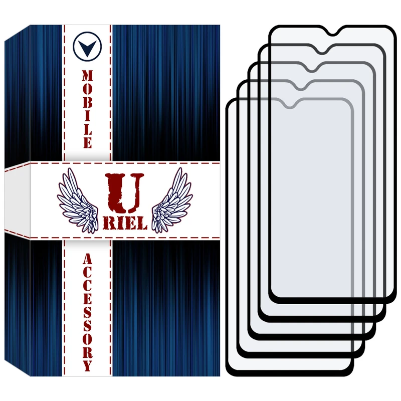 محافظ صفحه نمایش سرامیکی مات یوریل مدل UCM مناسب برای گوشی موبایل سامسونگ Galaxy F14 بسته پنج عددی
