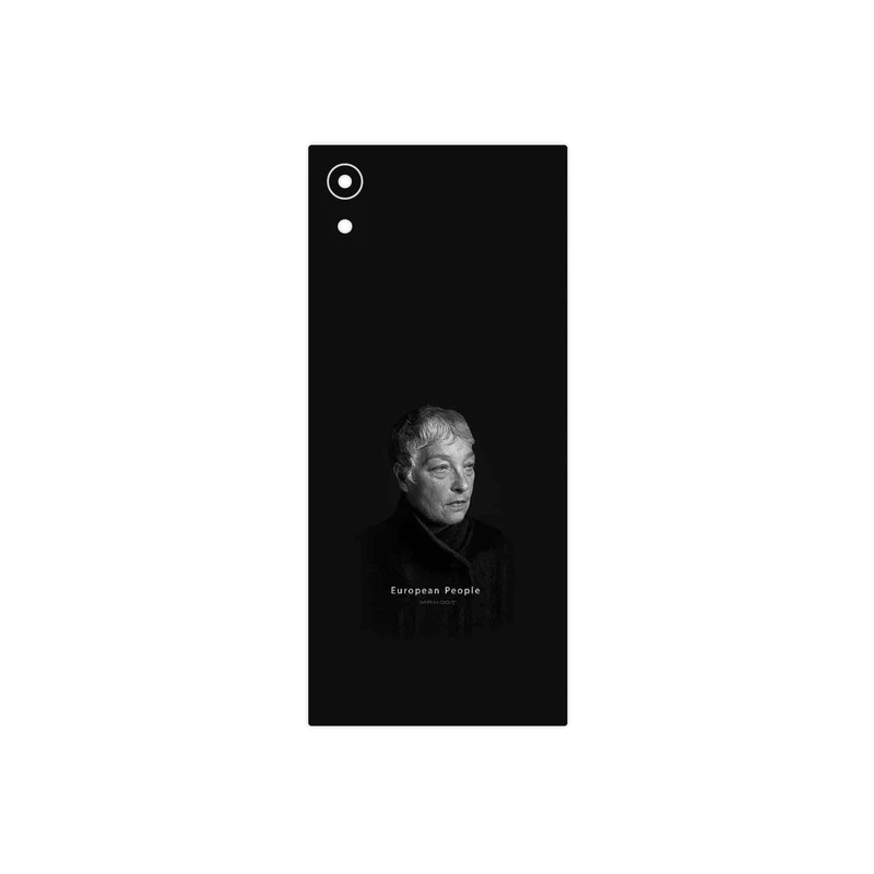 برچسب پوششی ماهوت مدل Portrait of a European Woman مناسب برای گوشی موبایل سونی Xperia XA1