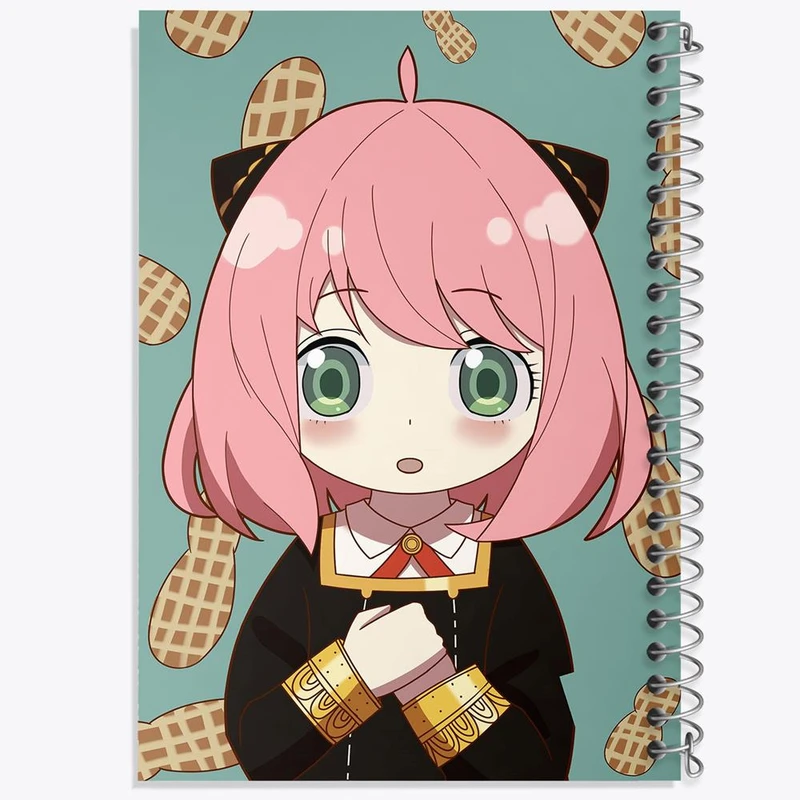 دفتر نت موسیقی 50 برگ خندالو مدل انیا فورجر انیمه اسپای ایکس فمیلی Spy x Family کد 17669