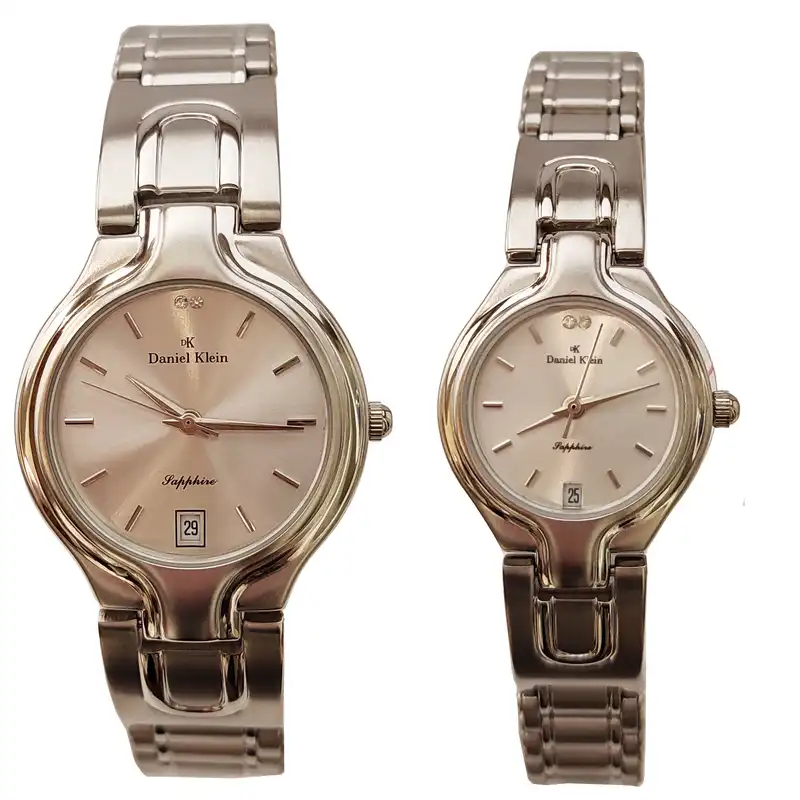 ست ساعت مچی عقربه ای  زنانه و مردانه دنیل کلین مدل 6038