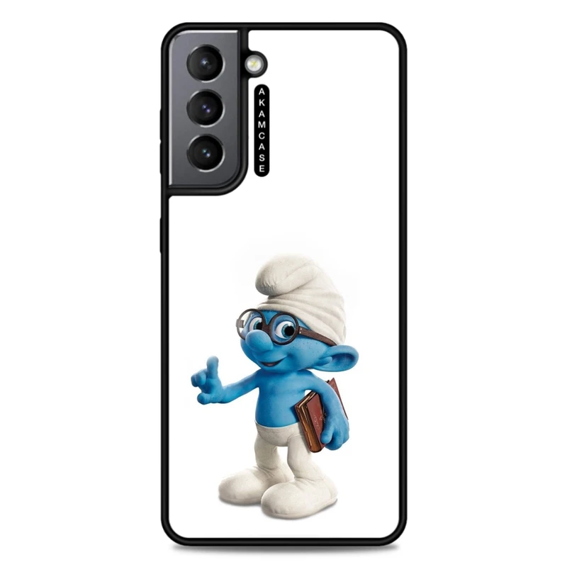 کاور آکام مدل AMC-WSGS21-SMURFS-19 مناسب برای گوشی موبایل سامسونگ Galaxy S21