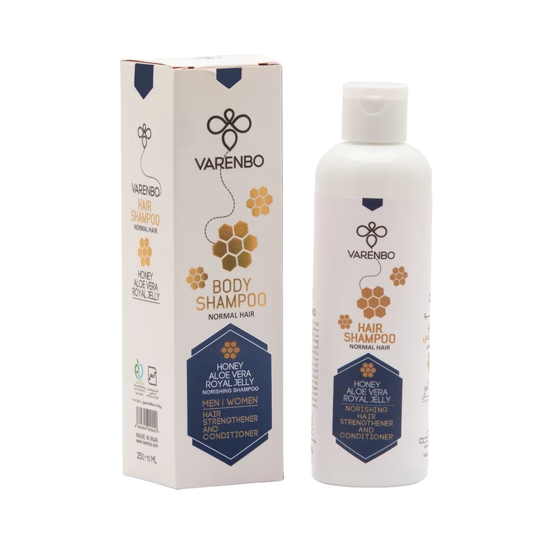 شامپو تقویت کننده مو وارنبو مدل Royal Jelly حجم 250 میلی لیتر