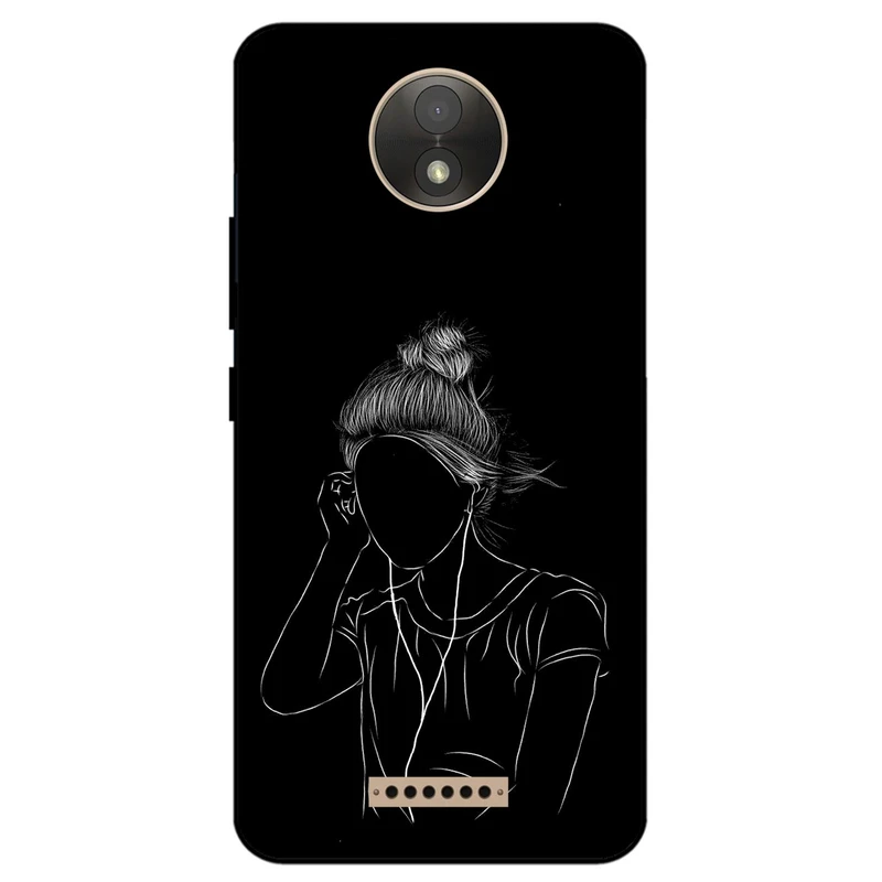 کاور مگافون طرح مینیمال مدل 1858 مناسب برای گوشی موبایل موتورولا Moto C Plus