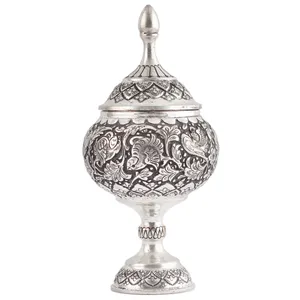 قندان قلم زنی گالری مثالین طرح گل و مرغ کد 149033