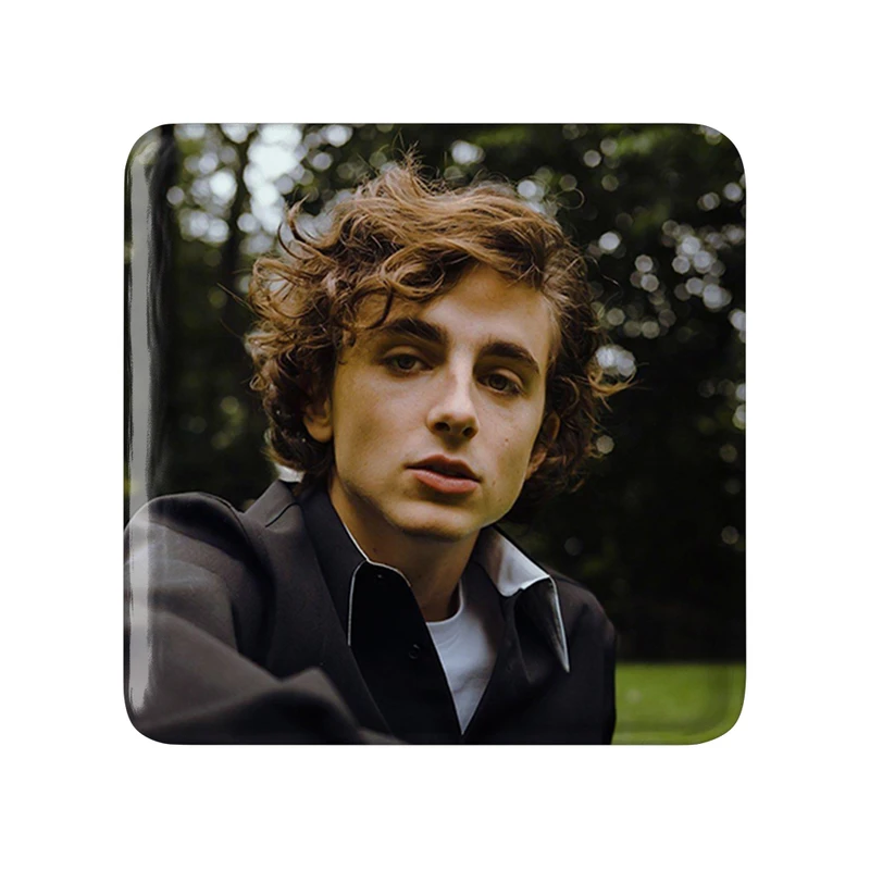 مگنت خندالو طرح تیموتی شالامی Timothée Chalamet  مدل مربعی کد 19291