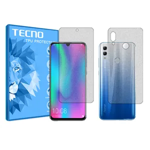 Matte techno screen protector HyMTT model suitable for the Honor 10 Lite mobile phone along with the back of the phone