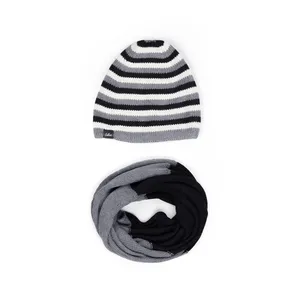 ست کلاه و شال گردن بافتنی مدل SB-SS-20121