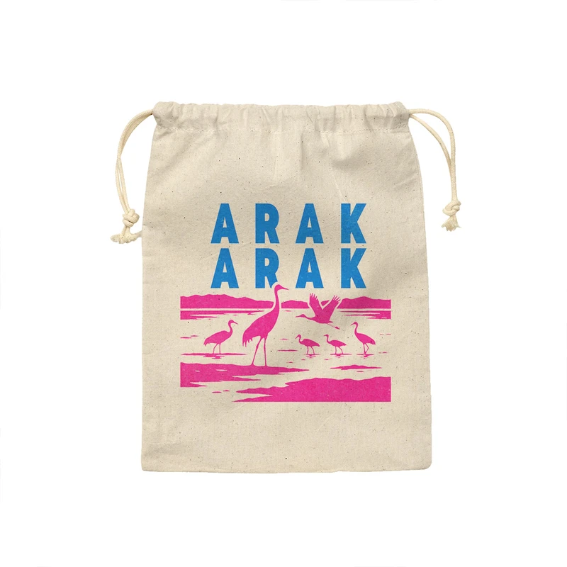 کیسه نان و سبزی ترمه طراحان ایده مدل نماد تالاب میقان اراک کد map0094 - S سایز 19x19 سانتی متر