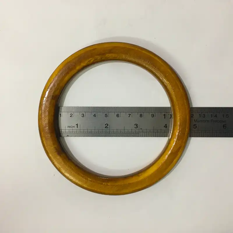 دسته  چوبی مدل دایره کد R02 بسته 2 عددی