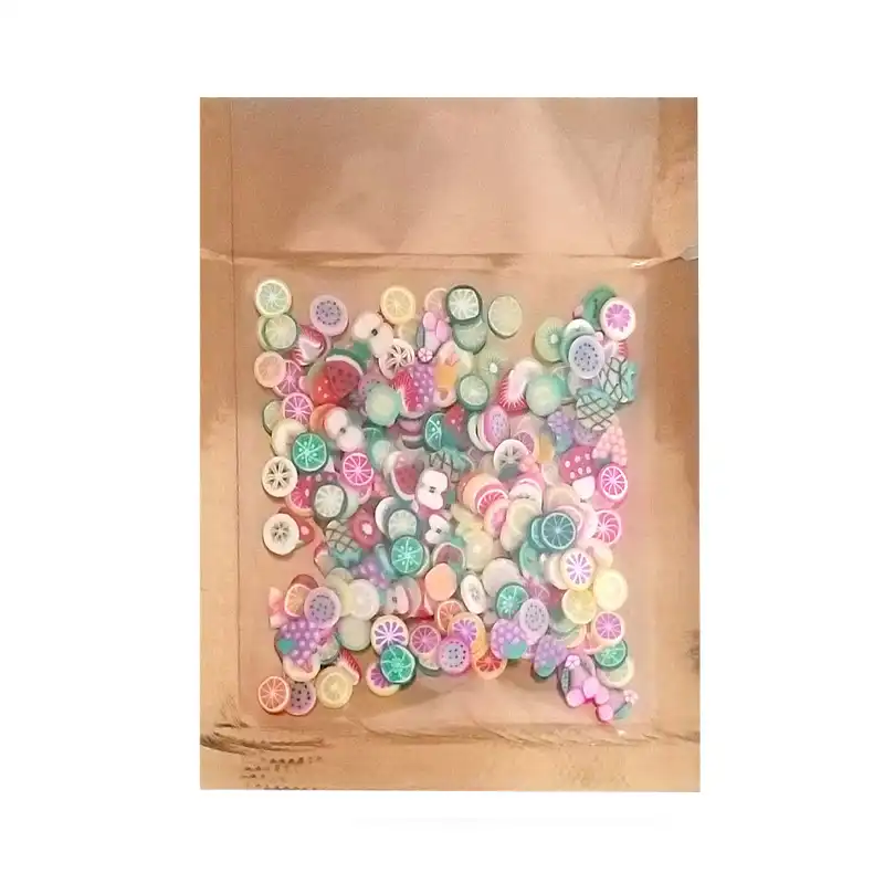 تزیین ناخن مدل فیمو طرح میوه کد FM1