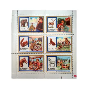 تمبر یادگاری مدل ملل کد bc-1168 مجموعه 6 عددی