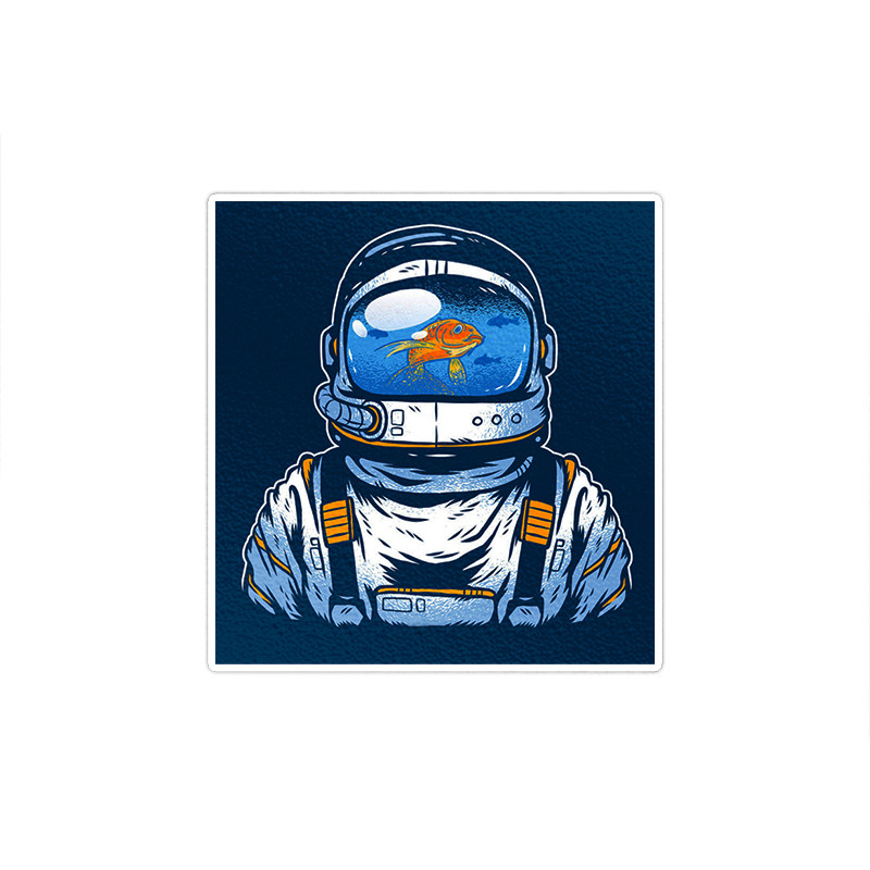 استیکر تزئینی موبایل و تبلت ماسا دیزاین مدل stkv079 طرح فضانورد