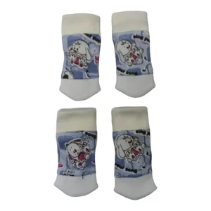 جوراب سگ و گربه مدل خرگوشی کد 24 سایز M مجموعه 4 عددی 