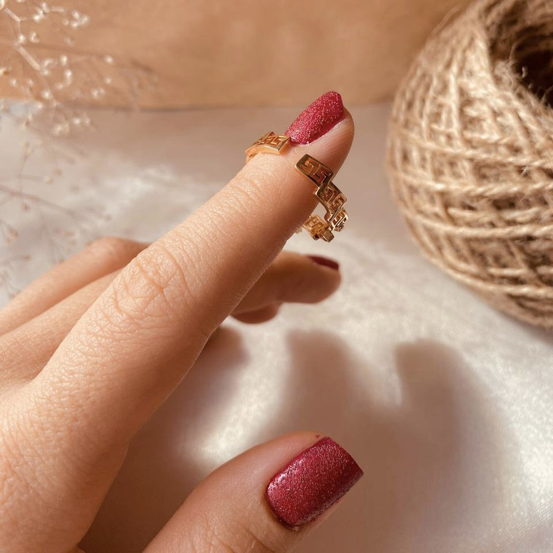 انگشتر زنانه ژوپینگ مدل نگینی انگشتر زنانه ژوپینگ مدل نگینی