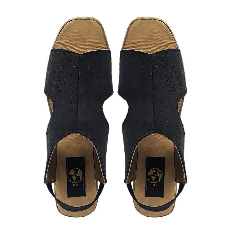 صندل زنانه سیی مدل کشی لژدار کد 2115