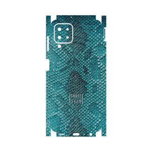 MAHOOT Blue Snake Skin-FullSkin Cover Sticker for Samsung Galaxy A22 4G