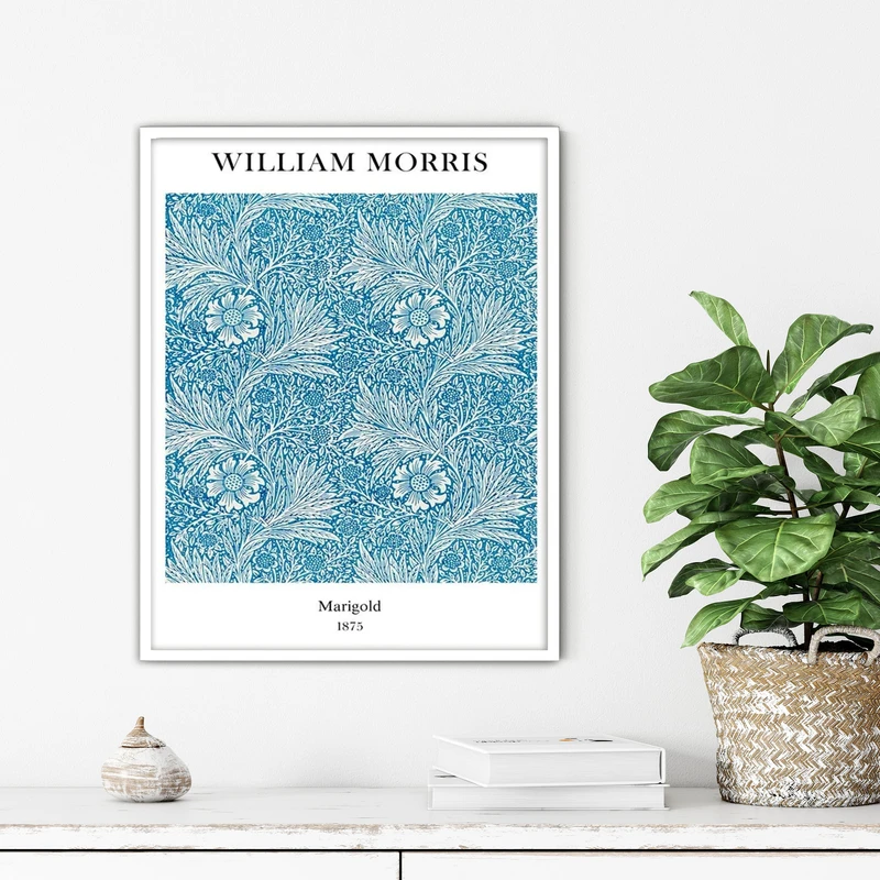 تابلو آتریسا طرح نقاشی کلاسیک مدرن مدل ATFHW13 فریم سفید