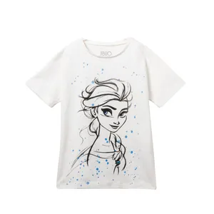 تی شرت آستین کوتاه دخترانه جی بی جو مدل Elsa کد 70138C