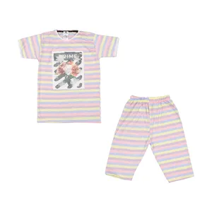 ست تی شرت و شلوارک دخترانه کیکی رایکی مدل KBB06361-059