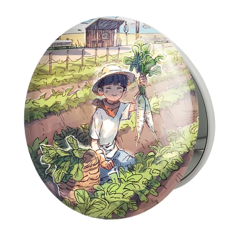 آینه جیبی خندالو طرح شییکو انیمه موب سایکو Mob Psycho 102 مدل تاشو کد 24443 