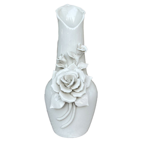 گلدان دکوری مدل گل برجسته