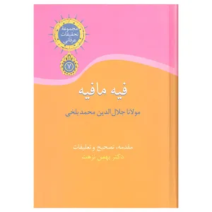 کتاب فیه ما فیه اثر مولانا جلال الدین محمد بلخی انتشارات سخن 