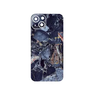 MAHOOT Broken black marble Cover Sticker for Apple iPhone 13