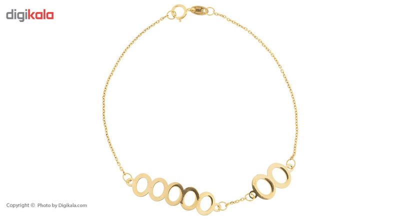 دستبند طلا 18 عیار ماهک مدل MB0194 دستبند طلا 18 عیار ماهک مدل MB0194