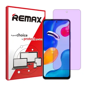 Remax brand shockproof Anti-purple screen protector glass for Xiaomi Redmi Note 11S