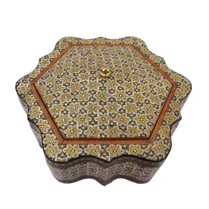 شکلات خوری خاتم کاری کد 010023 