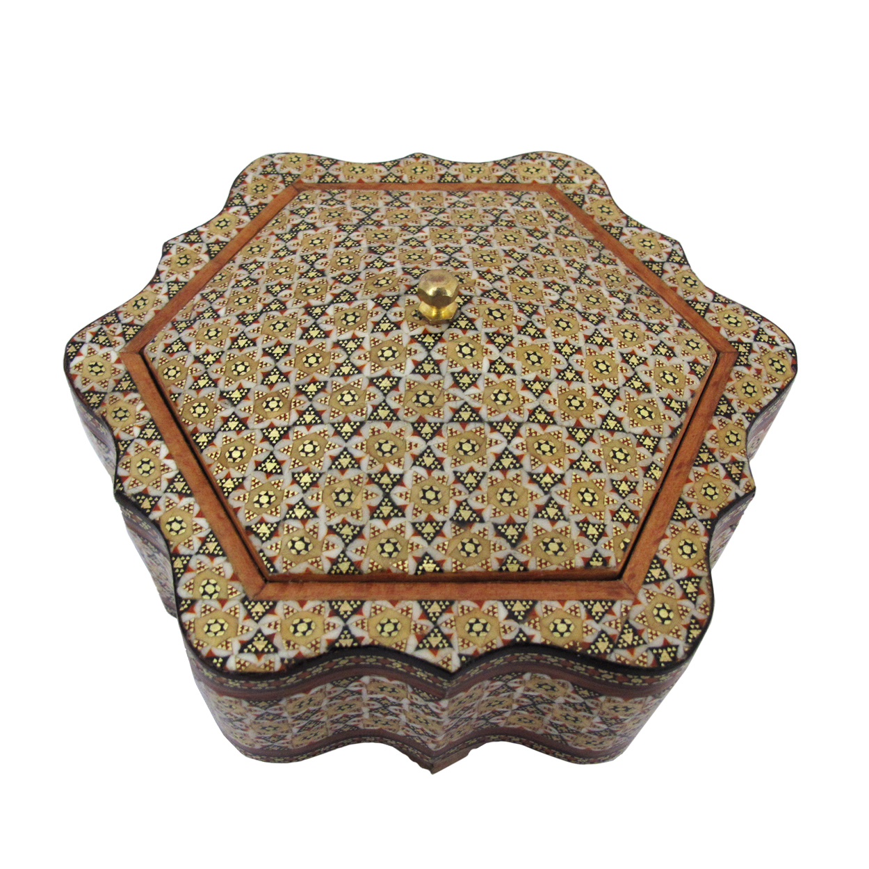 شکلات خوری خاتم کاری کد 010024 