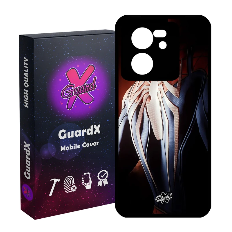 کاور گارد ایکس طرح Spider Man مدل Glass10126 مناسب برای گوشی موبایل شیائومی 13T/13T Pro/Redmi K60 Ultra