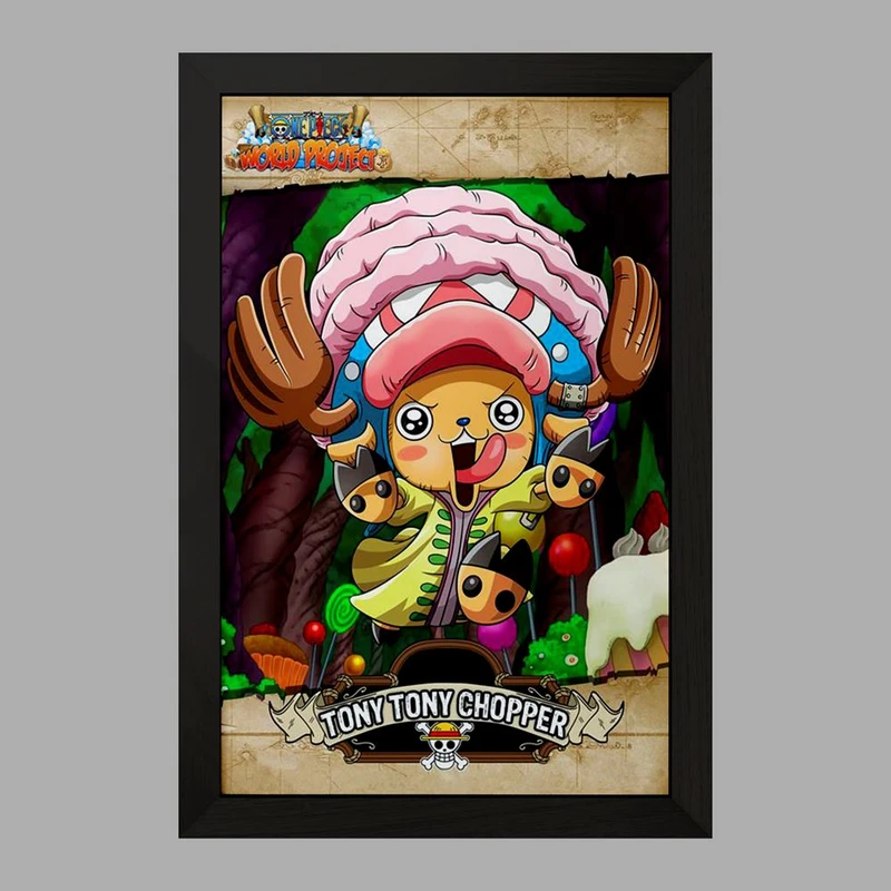 تابلو خندالو مدل تونی تونی چاپر انیمه وان پیس One Piece  کد 17264