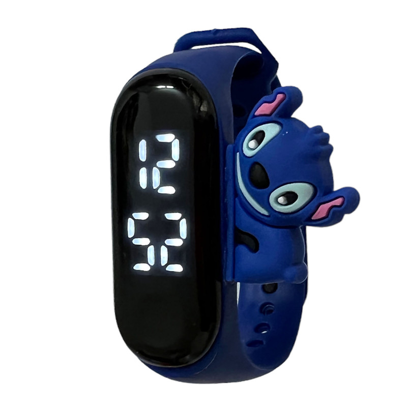 ساعت مچی دیجیتال بچگانه مدل ضد آب سیلیکونی  طرح استیج کیوت BL کد BB