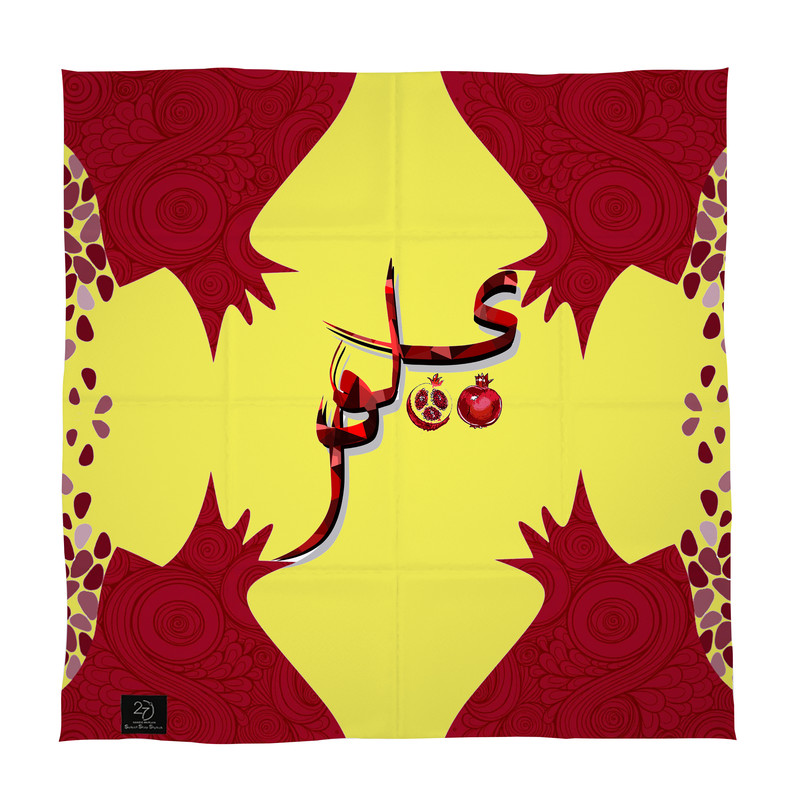 دستمال سر و گردن 27 مدل یلدا کد J46