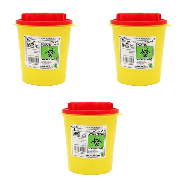 سیفتی باکس بیوسیف مدل SF2N3 ظرفیت 2000 میلی لیتر مجموعه 3 عددی