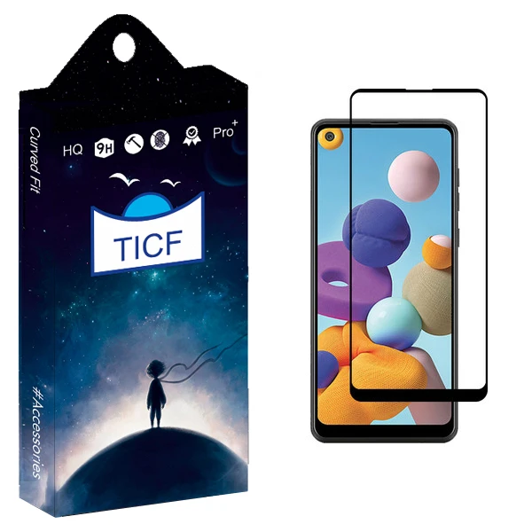 محافظ صفحه نمایش تی ای سی اف مدل +HD مناسب برای گوشی موبایل سامسونگ Galaxy A21