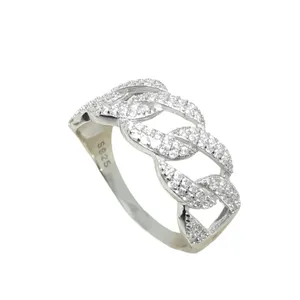 انگشتر نقره زنانه کد 158