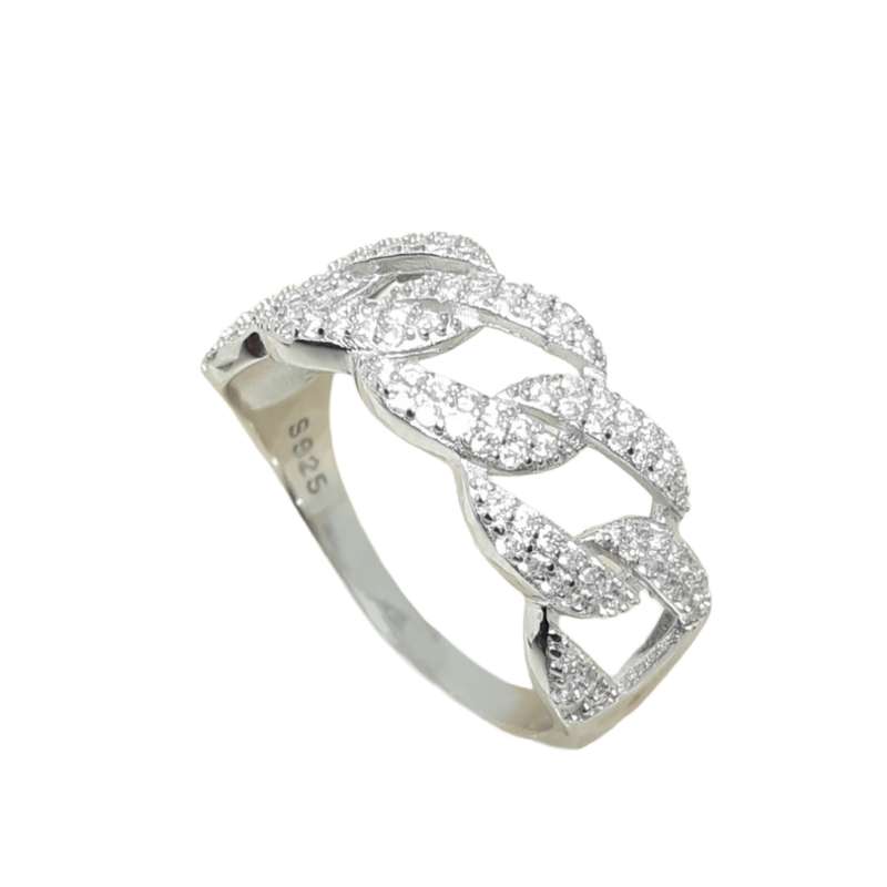 انگشتر نقره زنانه کد 158