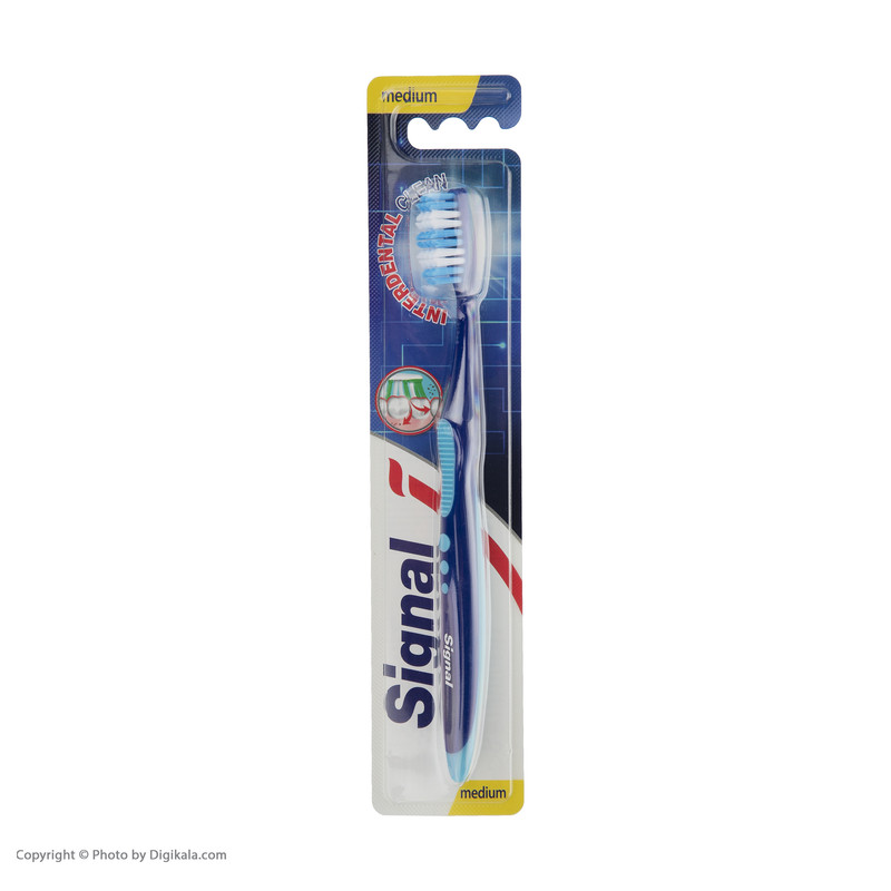 مسواک سیگنال مدل INTERDENTAL CLEANING با برس متوسط