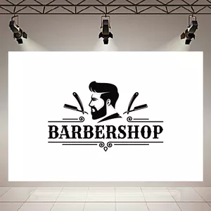 پوستر پارچه ای طرح آرایشگاه مردانه BARBERSHOP کد AR171