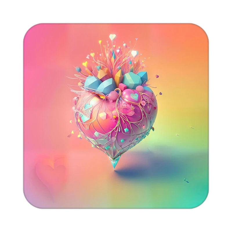 زیر لیوانی کاکتی مدل عاشقانه کد mp11908