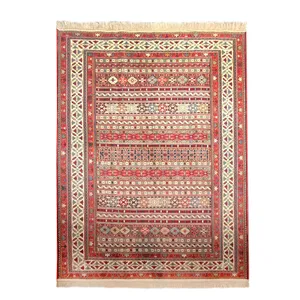 گلیم دستباف سه متری طرح سوزنی مدل AA42