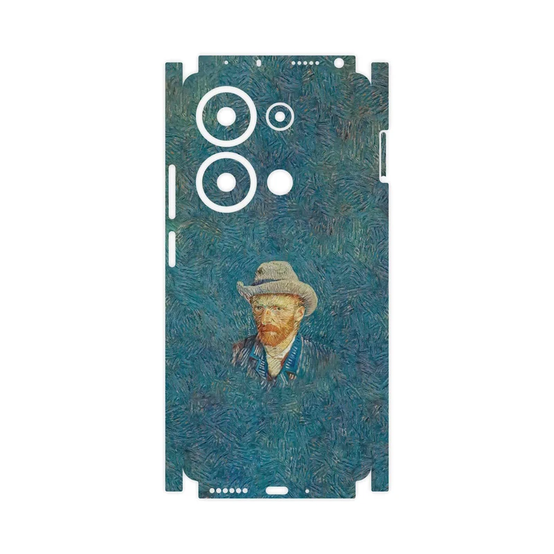 برچسب پوششی ماهوت مدل Self portrait with a gray felt hat-FullSkin مناسب برای گوشی موبایل شیائومی Redmi Note 13 Pro 4G