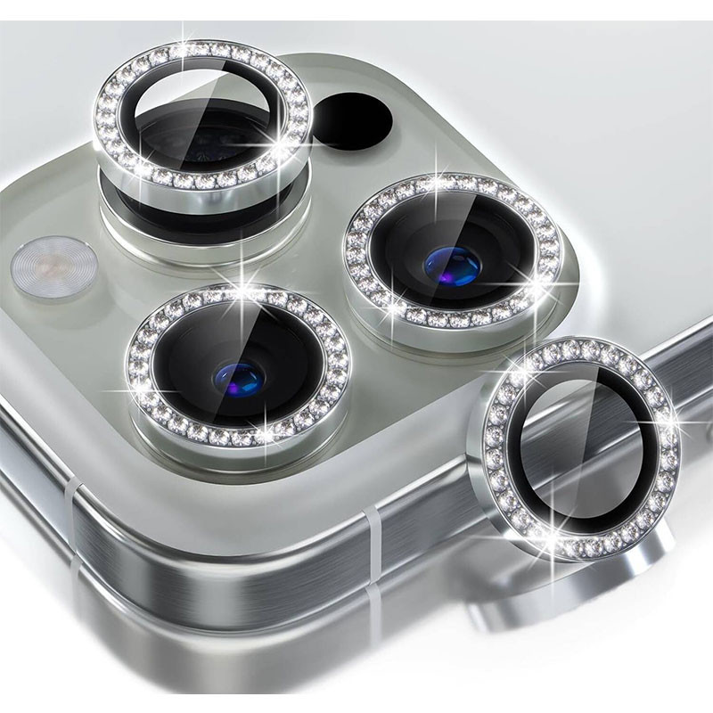 محافظ لنز دوربین کینگدام مدل Diamond Lens مناسب برای گوشی موبایل اپل iPhone 16 Pro / 16 Pro Max