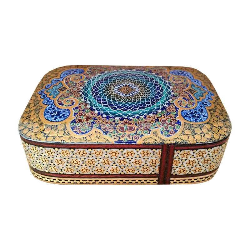جا کارتی خاتم کاری طرح تذهیب کد B 305